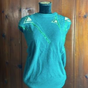 Green Retro 80s Vintage Sweatshirt